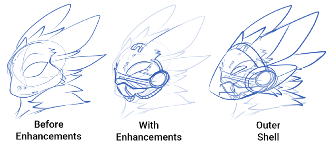 Protogen without mask Example